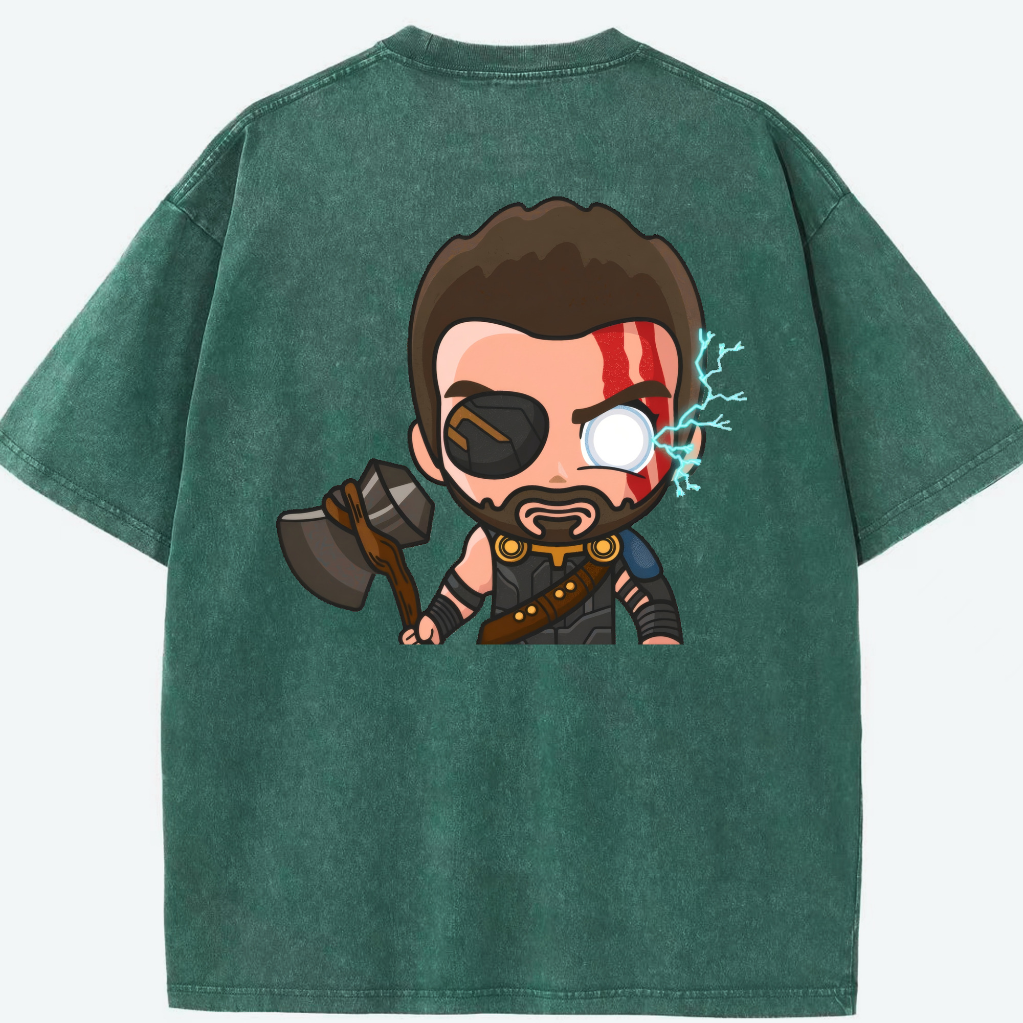 （画像用） アベンジャーズ The Avengers 綿100% ヴィンテージ風 半袖Tシャツ（背面プリント）